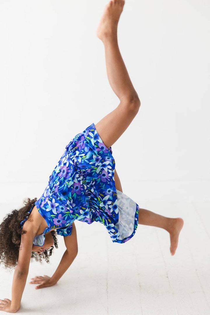 Violets Are Blue Flutter Dress - scoots