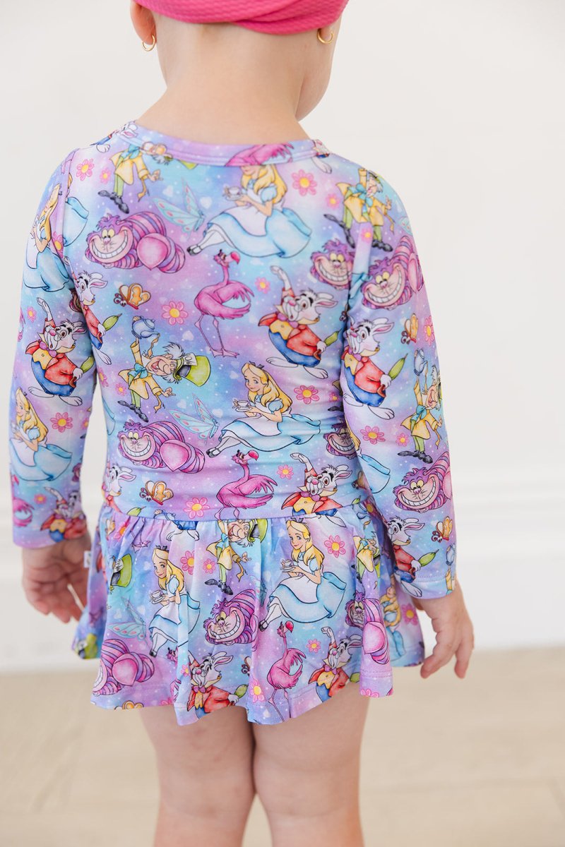 Wonderland Twirl Bodysuit Dress - scoots