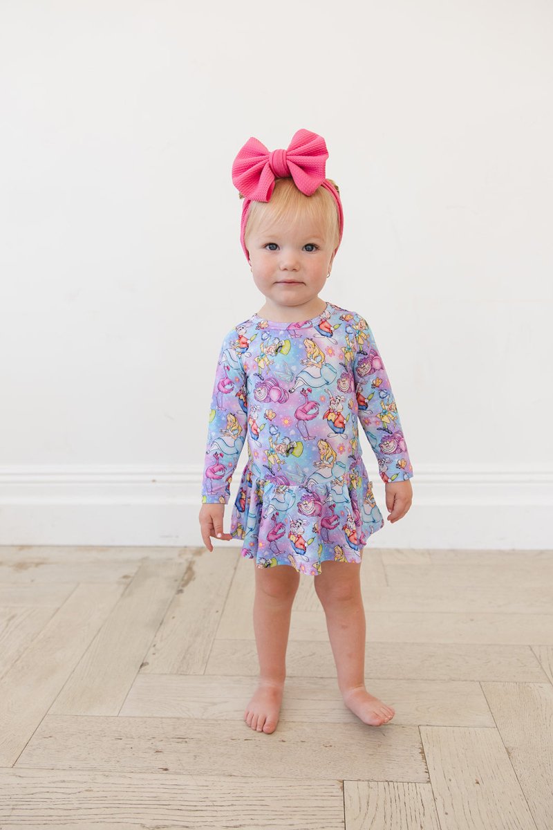 Wonderland Twirl Bodysuit Dress - scoots