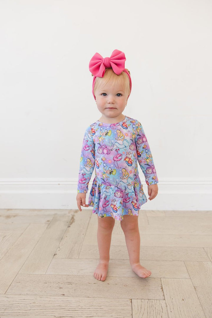 Wonderland Twirl Bodysuit Dress - scoots