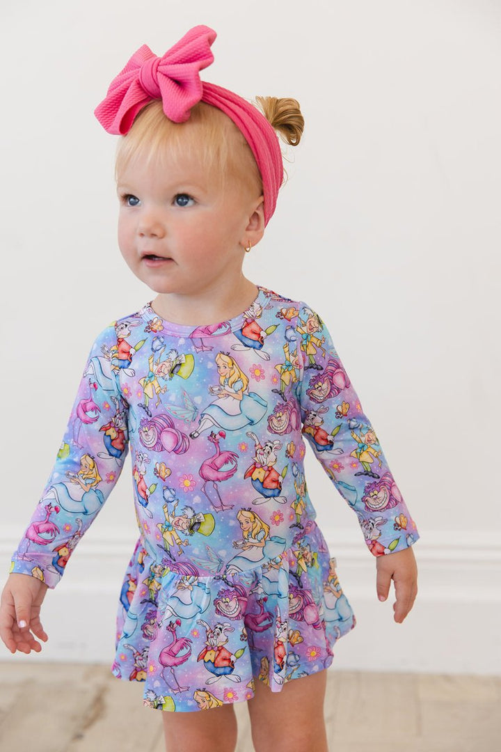 Wonderland Twirl Bodysuit Dress - scoots