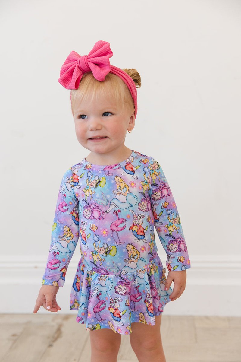 Wonderland Twirl Bodysuit Dress - scoots