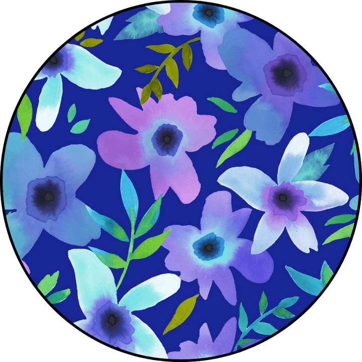 Violets are Blue Quilted Blanket - scoots