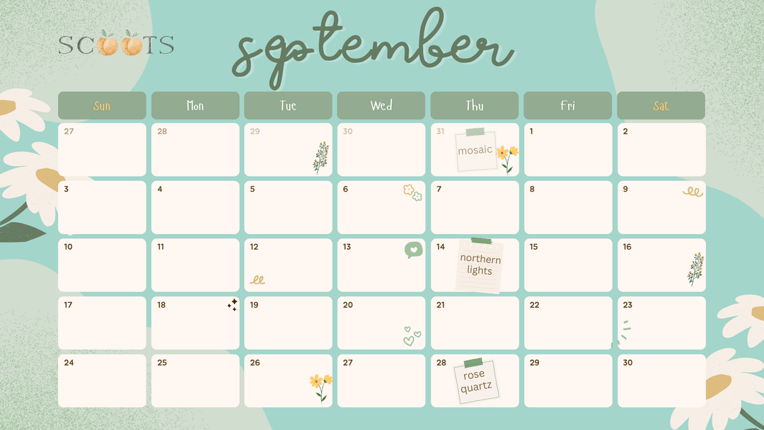 September 2023 Calendar - scoots