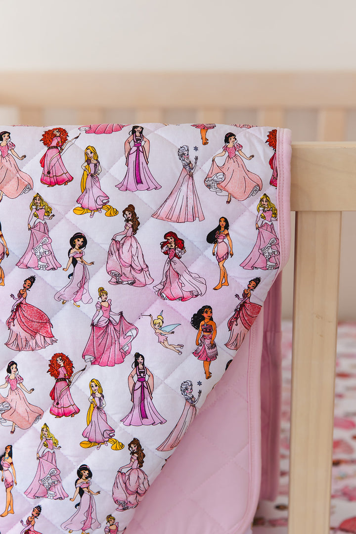 Party in Pink Quilted Blanket