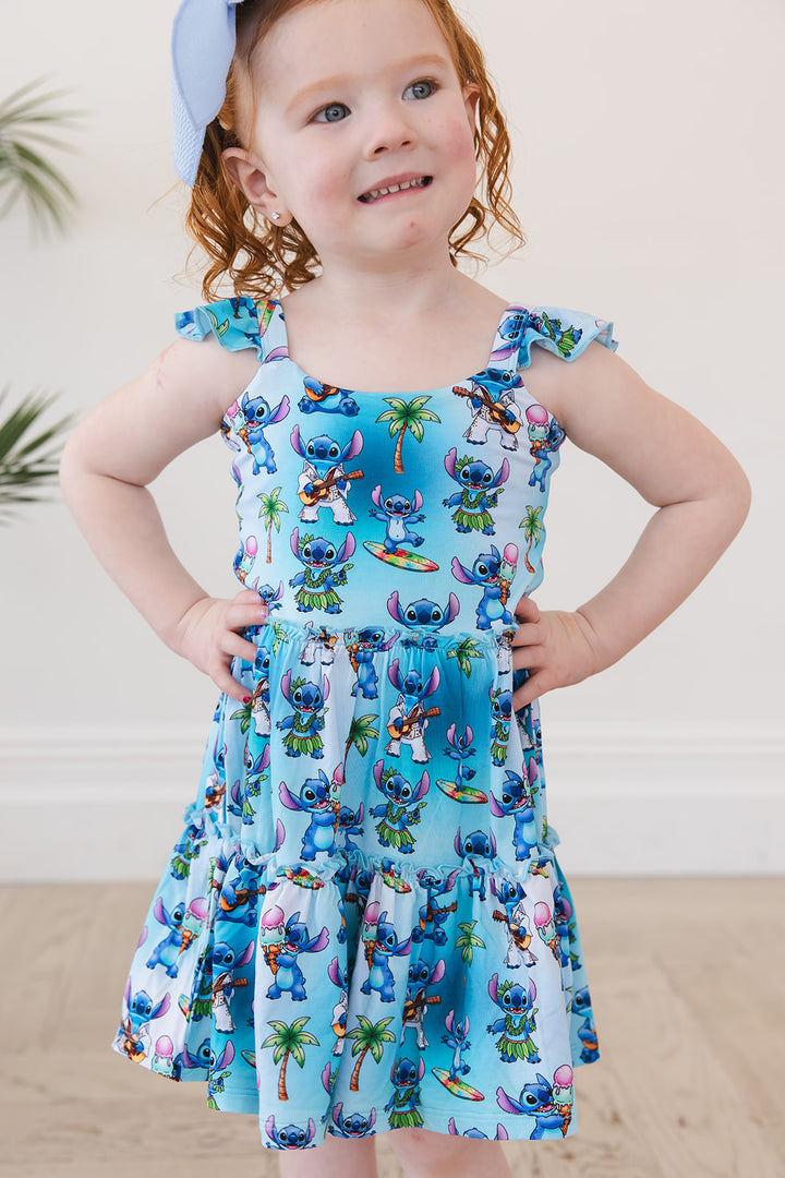 Beach Bum Flutter Dress & Shorts