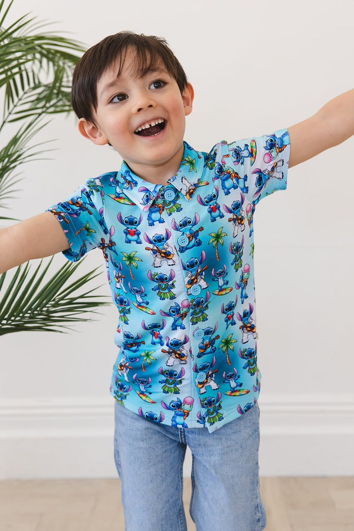 Beach Bum Button-Up Shirt