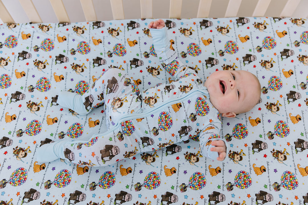 Adventure Awaits Crib Sheet