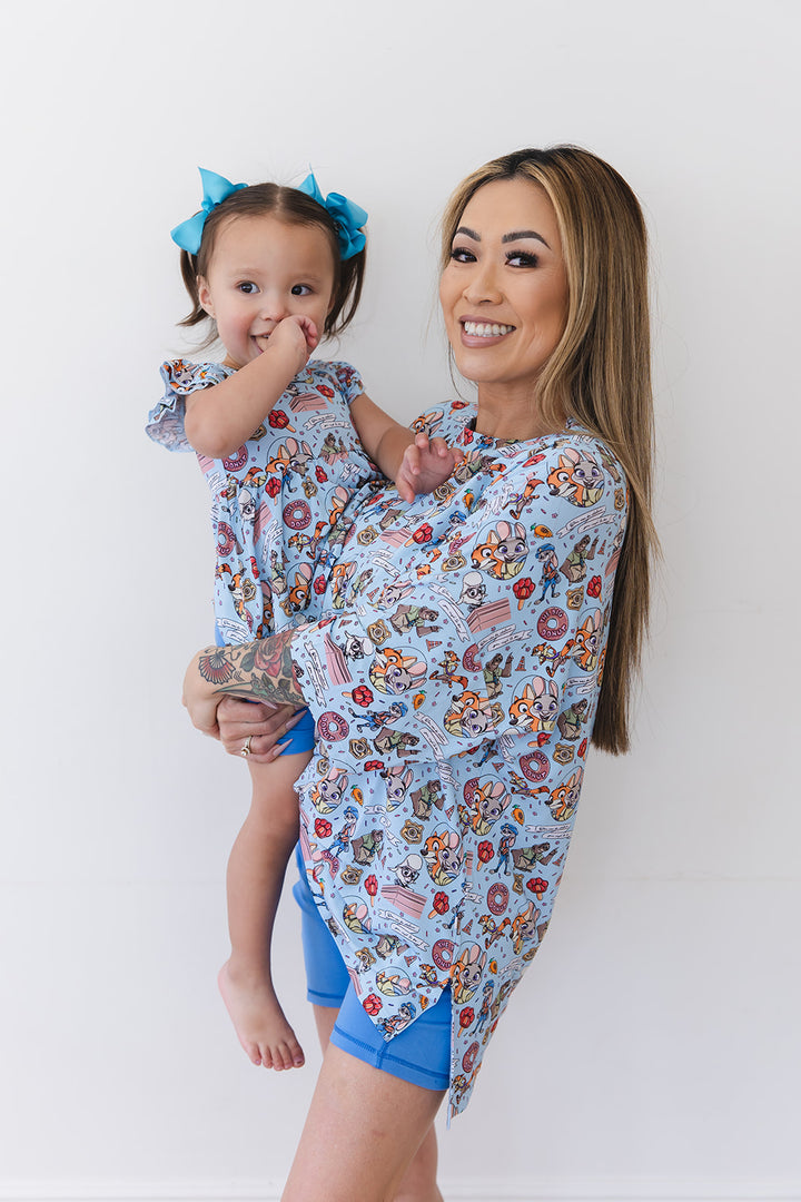 Carrots Peplum Biker Shorts Set