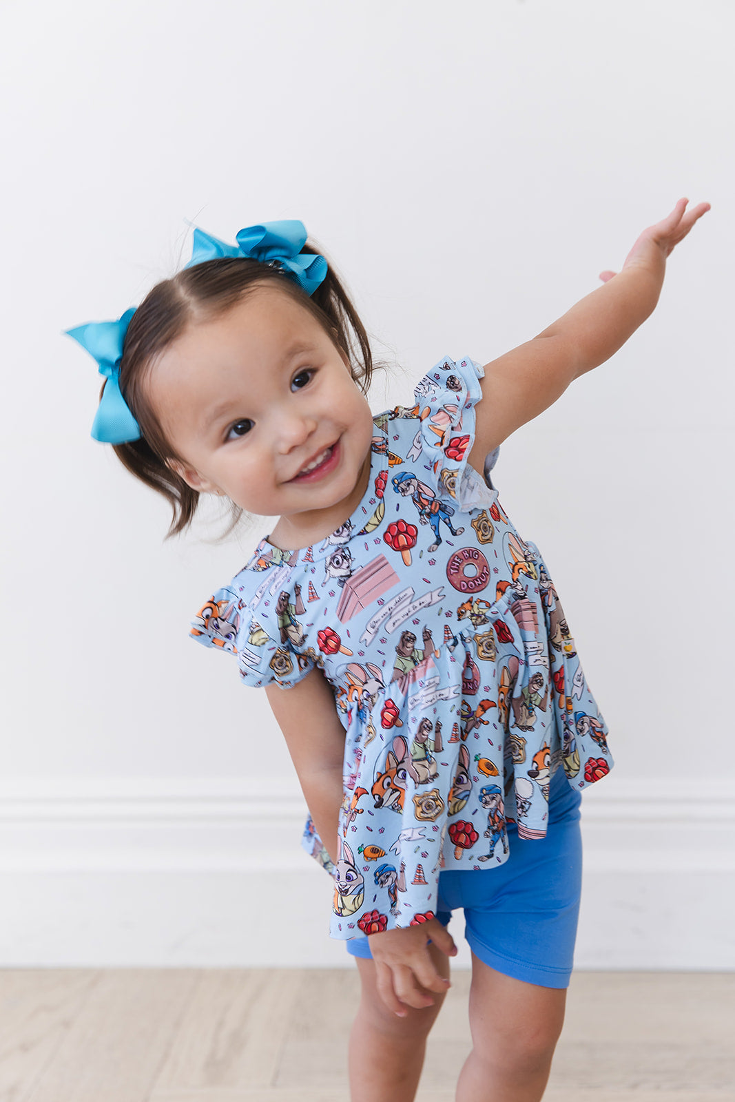 Carrots Peplum Biker Shorts Set
