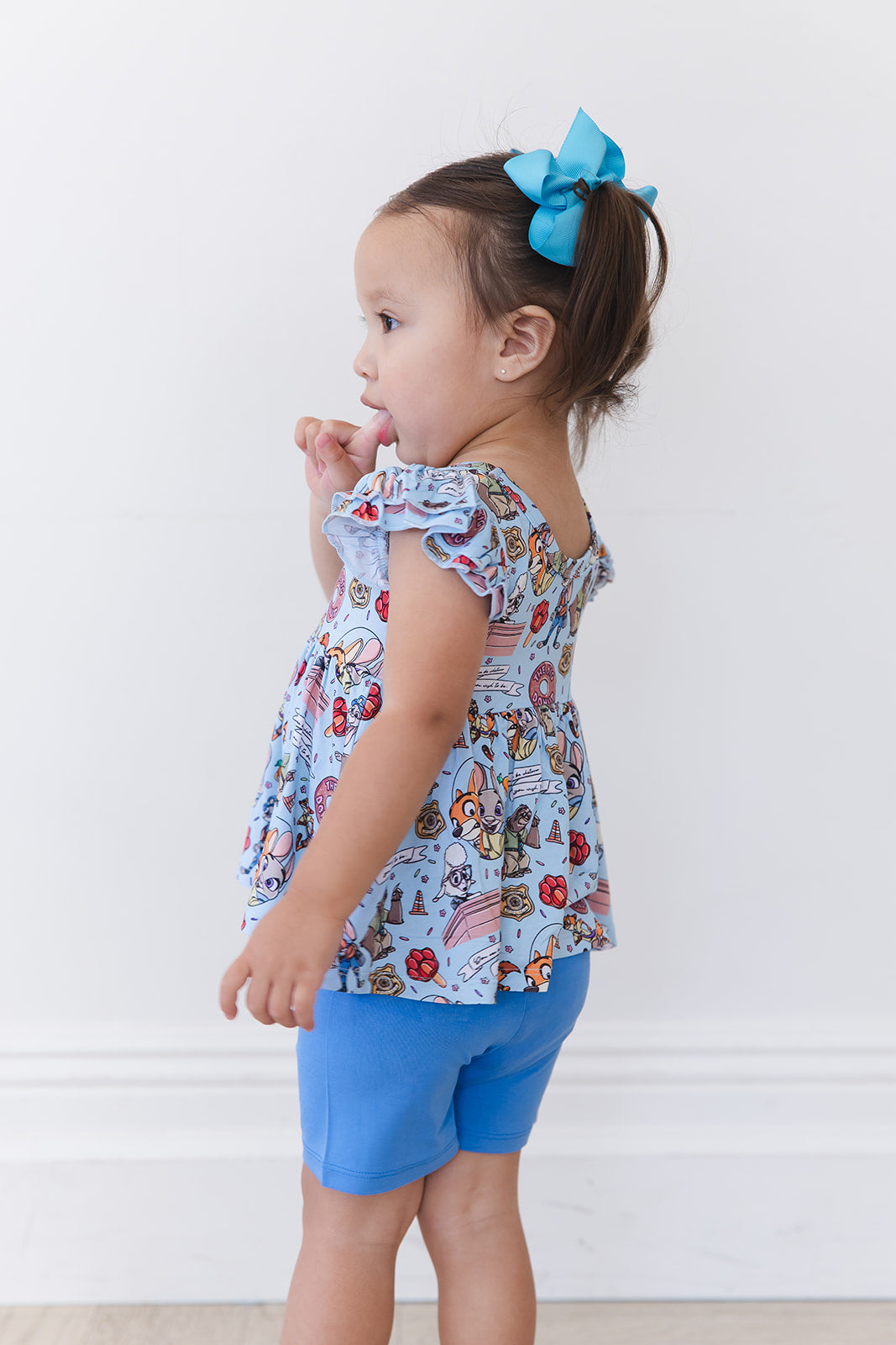 Carrots Peplum Biker Shorts Set