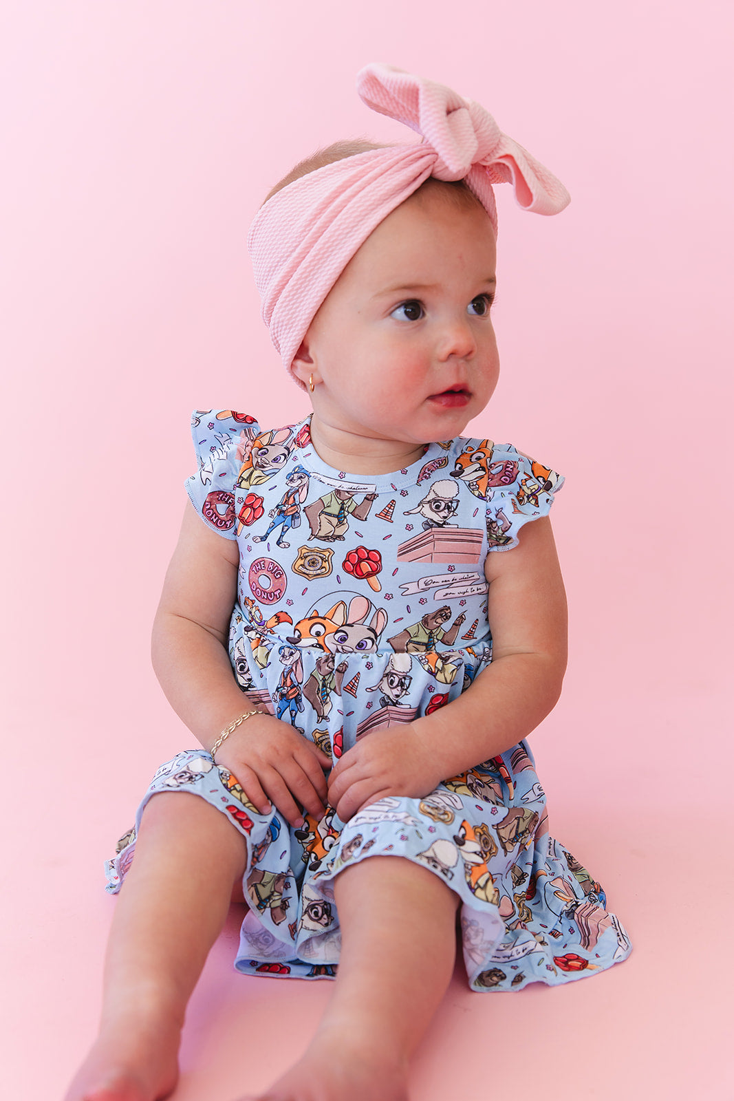 Carrots Ruffled Twirl Bodysuit Dress
