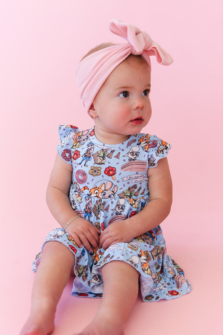 Carrots Ruffled Twirl Bodysuit Dress
