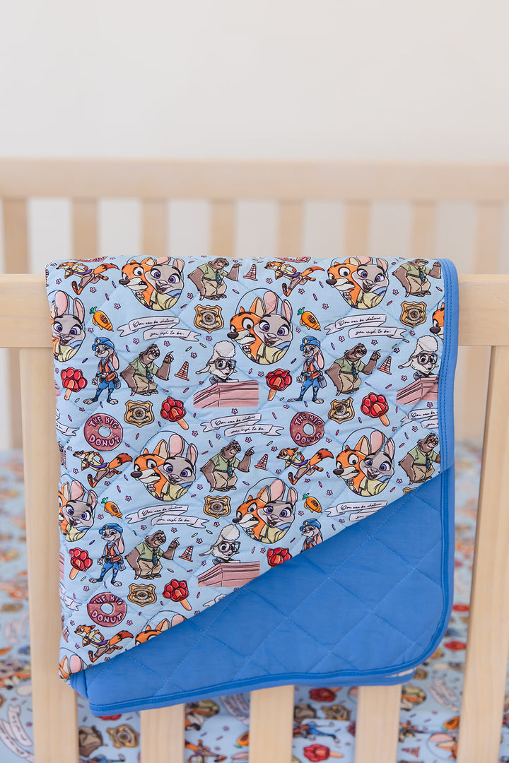 Carrots Quilted Blanket