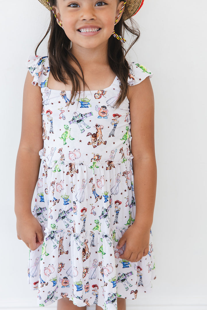 Round Up Flutter Dress (With Shorts)