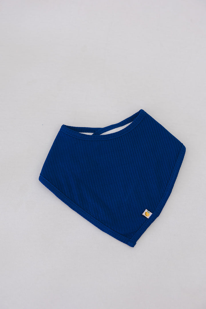 Navy Ribbed Bib