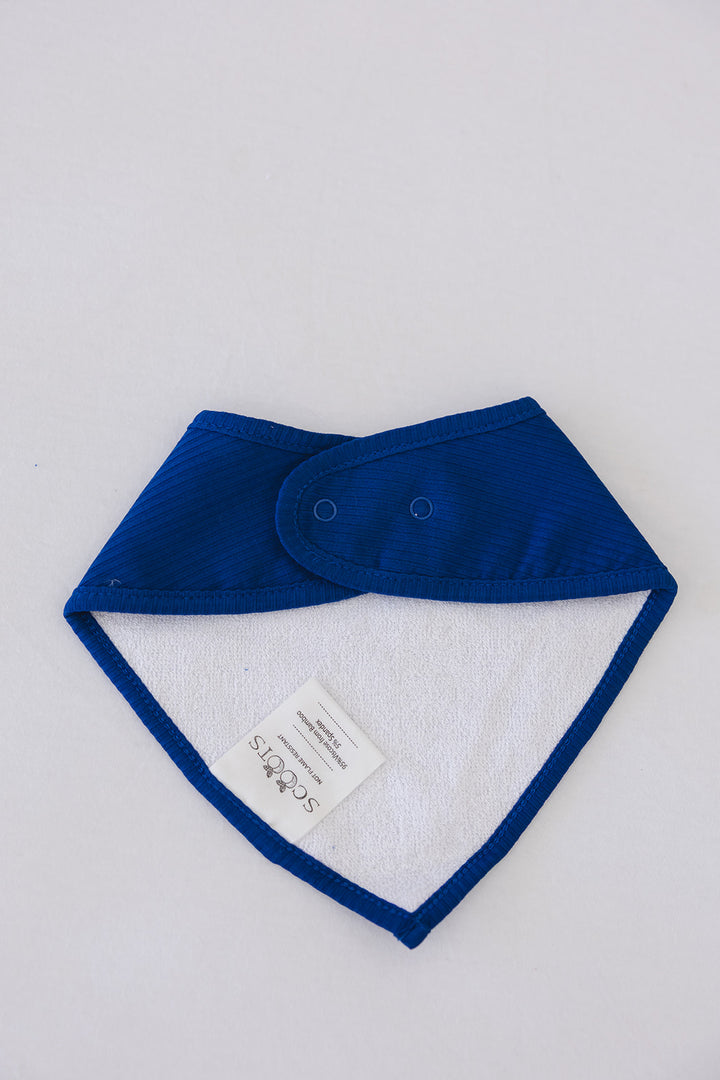 Navy Ribbed Bib
