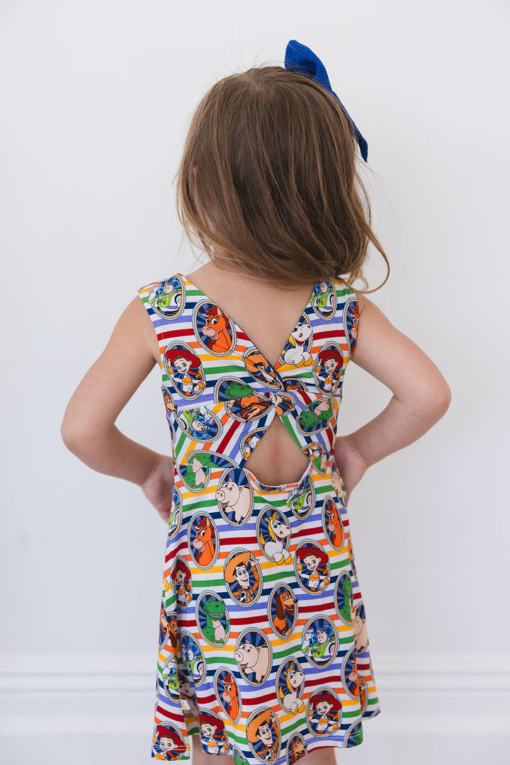 Mania! Twist Back Skater Dress