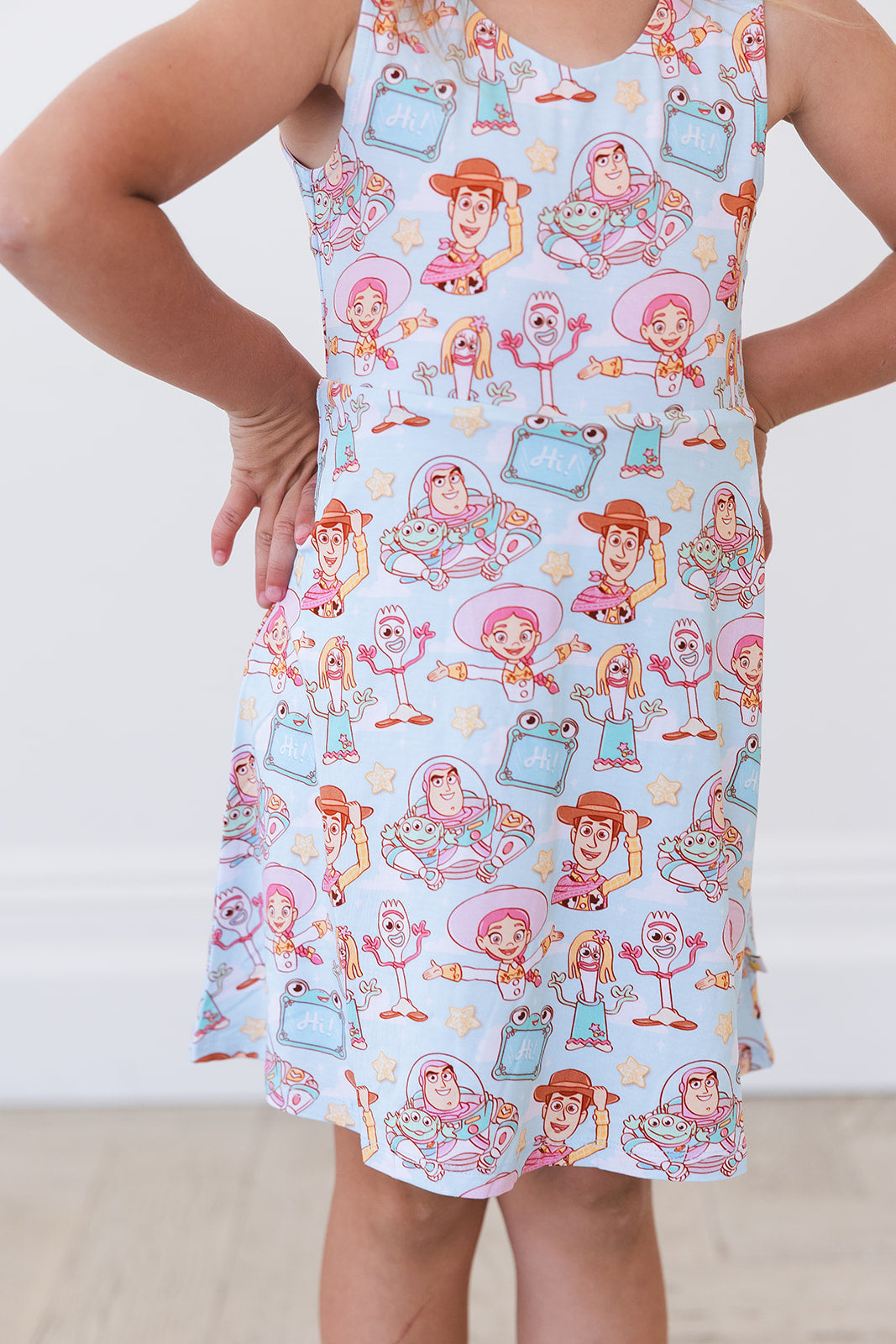 Bonnie's Room Twist Back Skater Dress