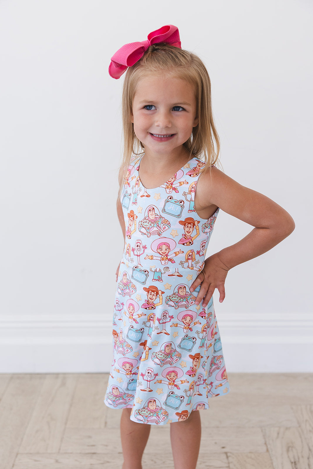 Bonnie's Room Twist Back Skater Dress