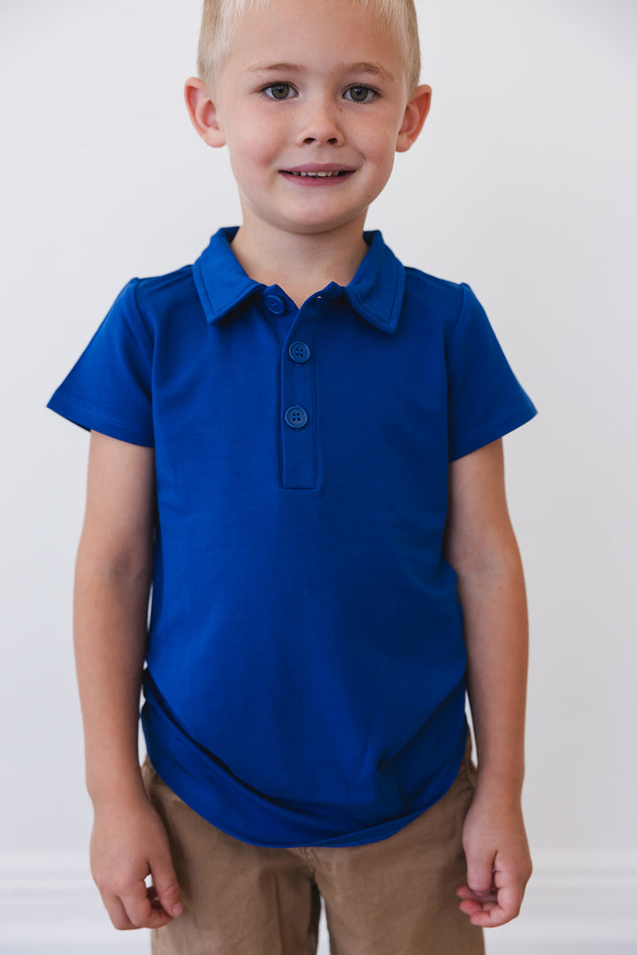 Navy Polo Tee
