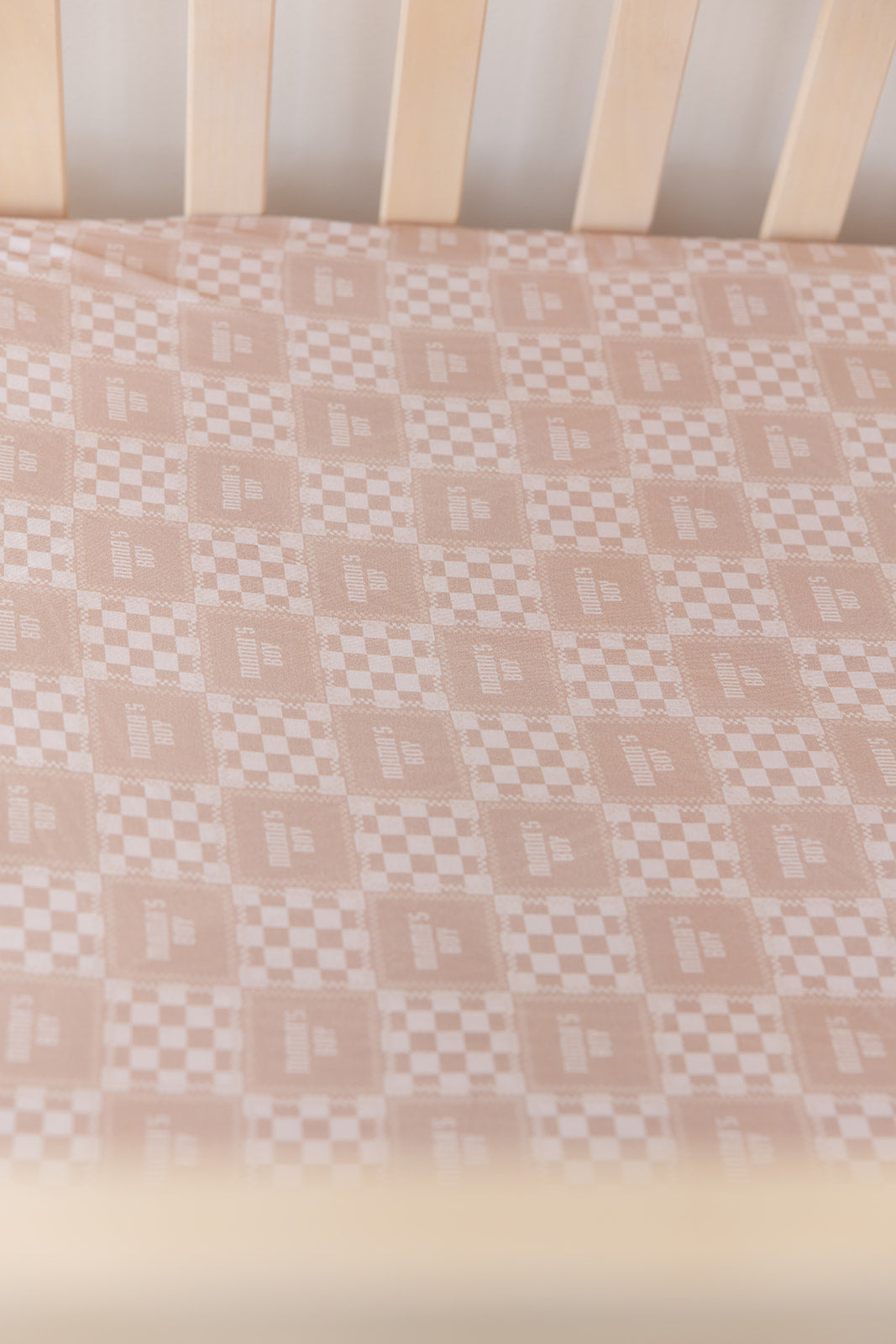 Mama's Boy Crib Sheet