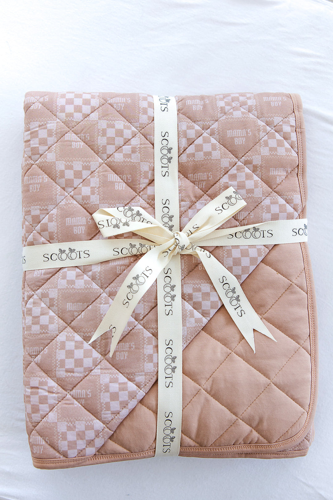 Mama's Boy Quilted Blanket