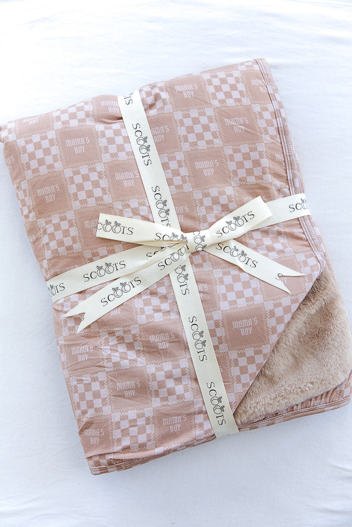 Mama's Boy Plush Blanket