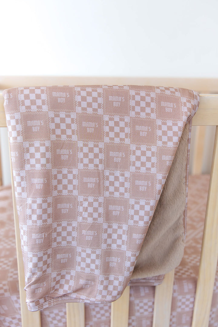 Mama's Boy Plush Blanket