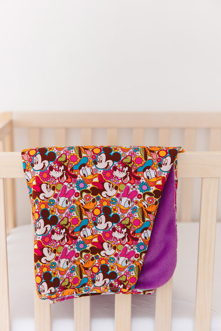 Flower Power Plush Blanket