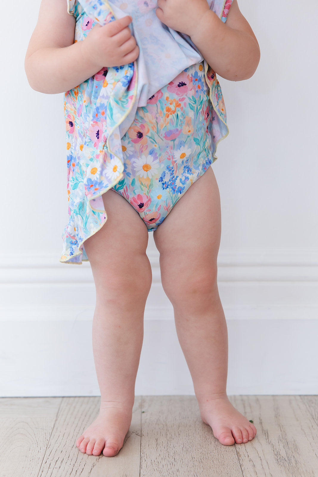 Wildflower Ruffled Twirl Bodysuit Dress