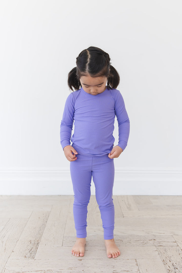Periwinkle Ribbed Jams