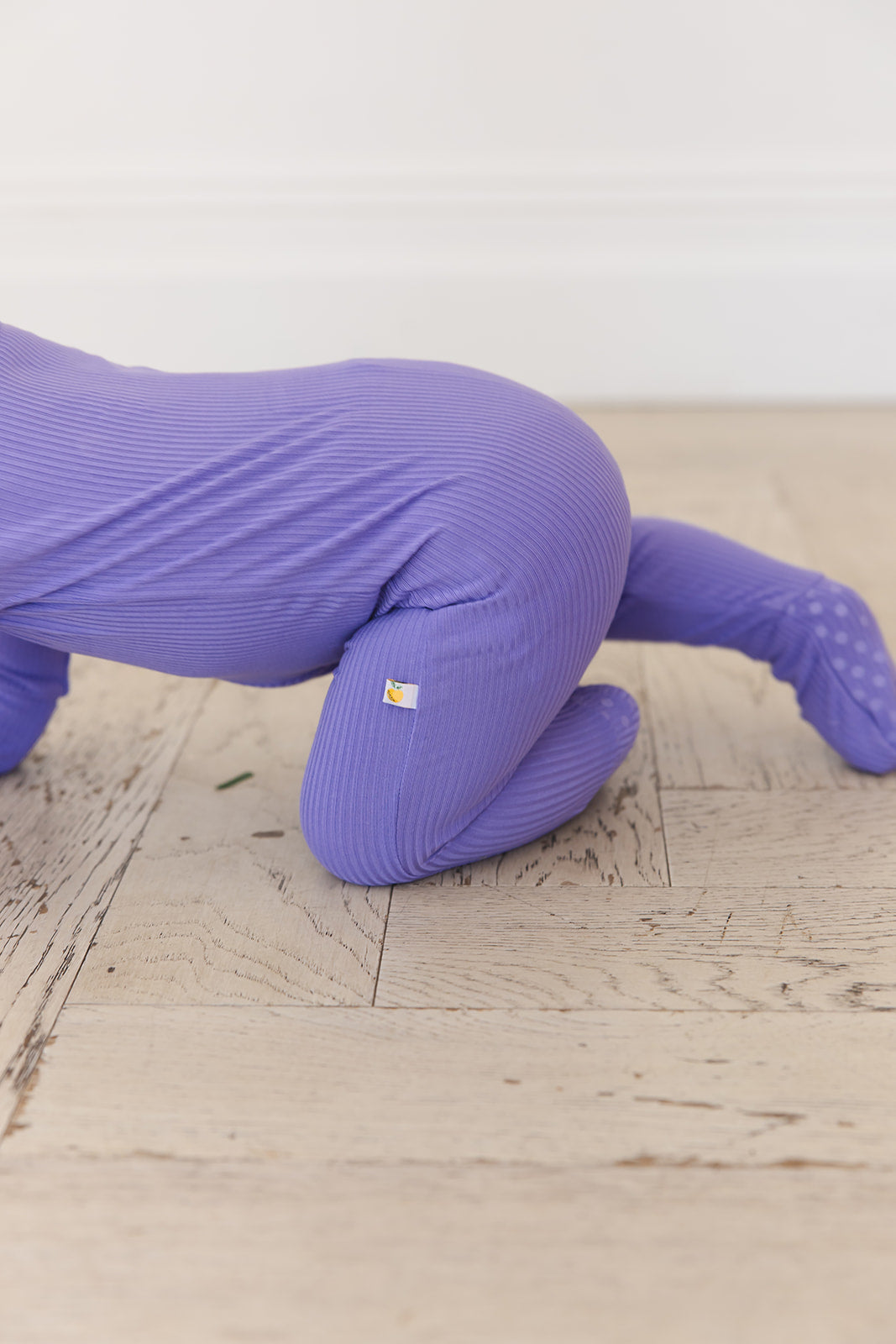 Periwinkle Ribbed Zippy