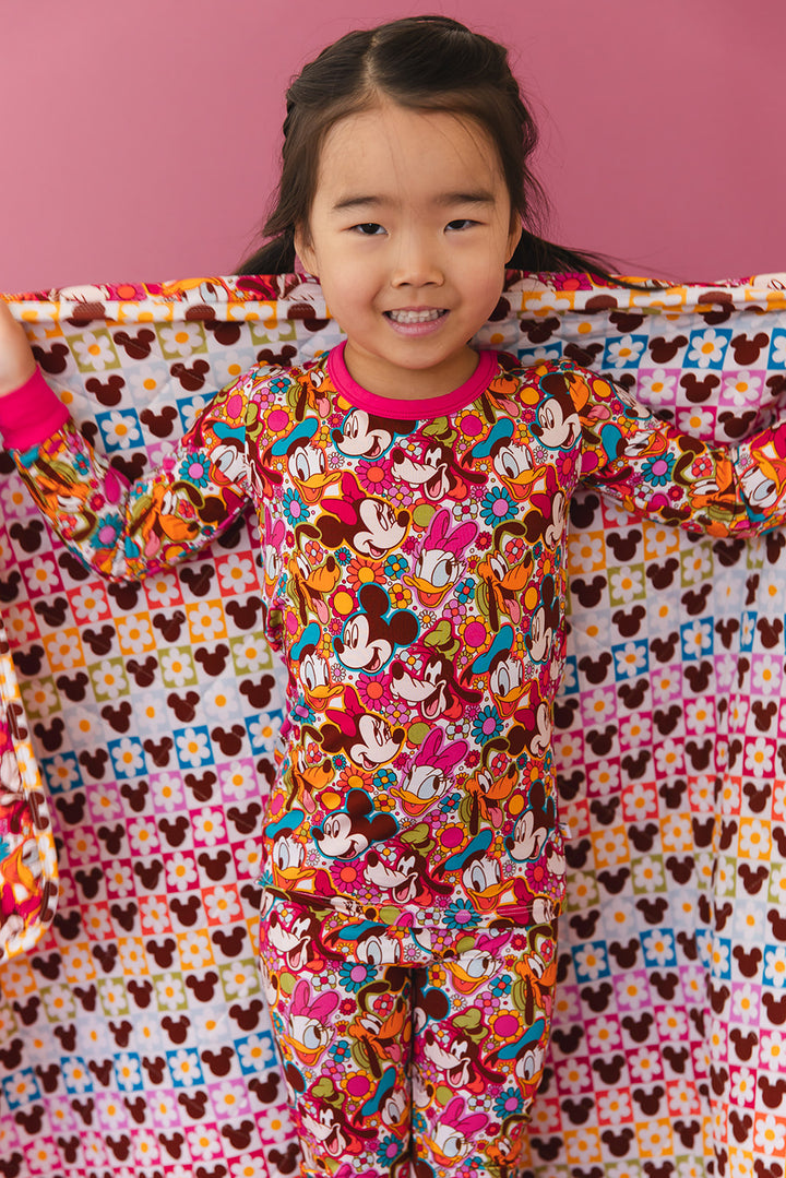 Flower Power Quilted Blanket