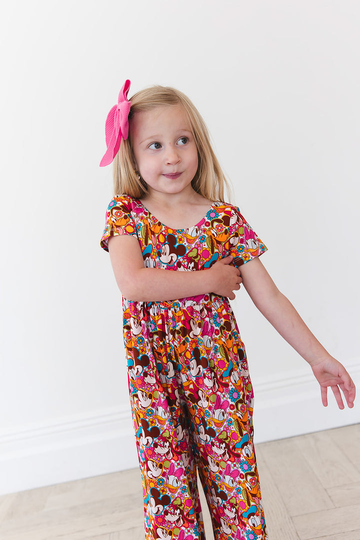 Flower Power Wide Leg Romper