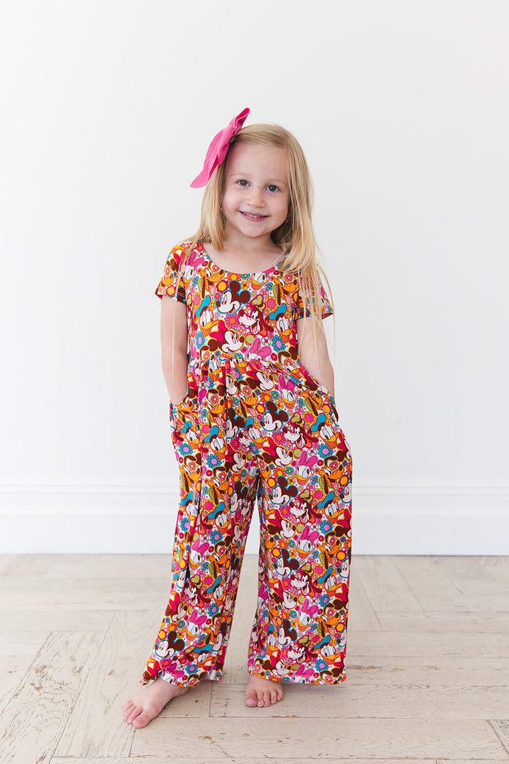 Flower Power Wide Leg Romper