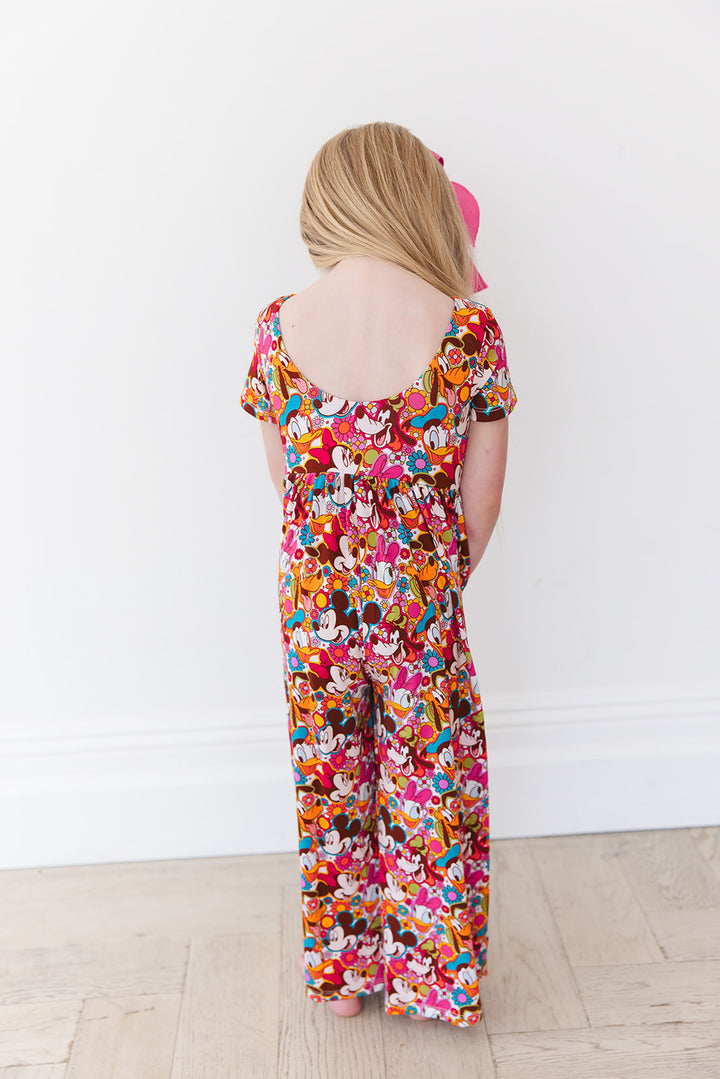 Flower Power Wide Leg Romper
