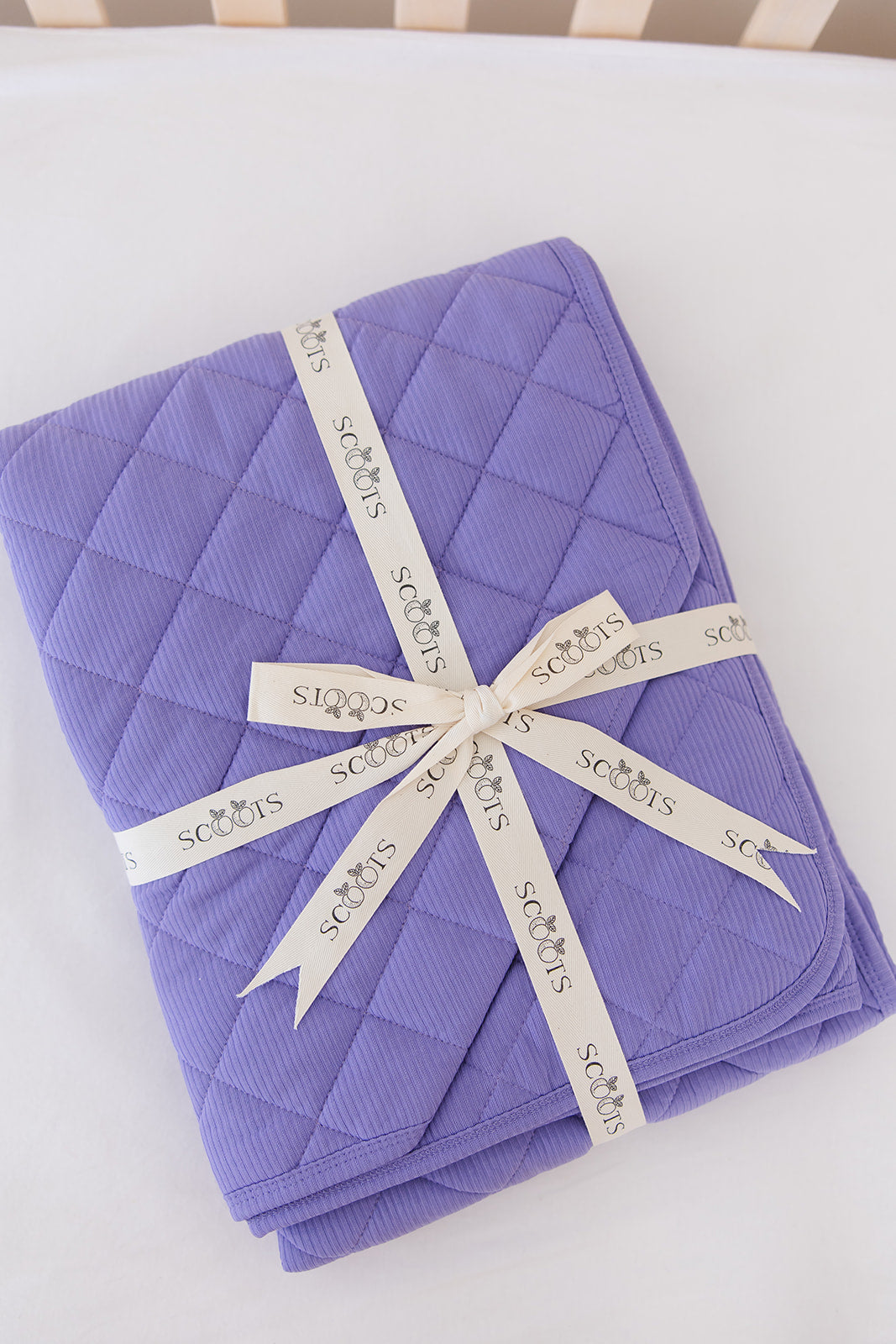 Periwinkle Quilted Blanket