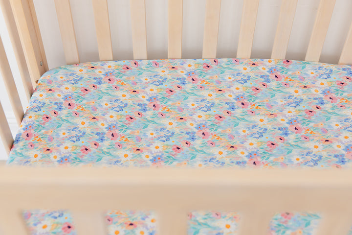 Wildflower Crib Sheet