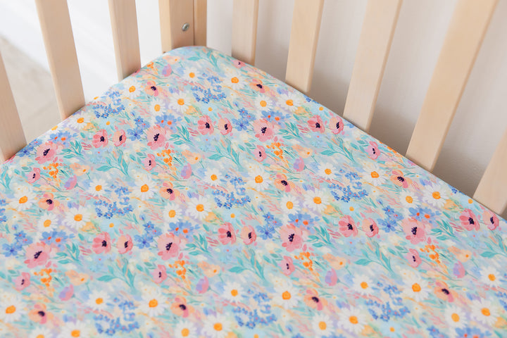 Wildflower Crib Sheet