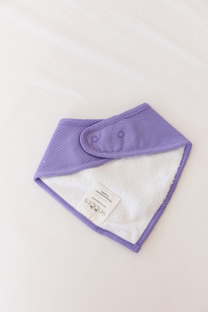 Periwinkle Ribbed Bib