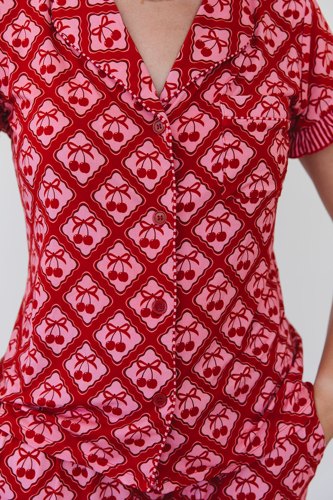Cherry Kisses Women's Pajama Set