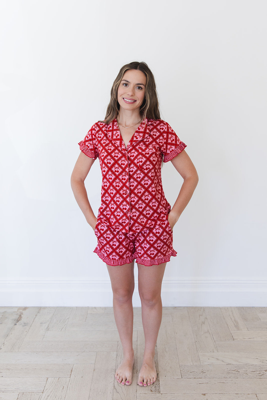 Cherry Kisses Women's Pajama Set