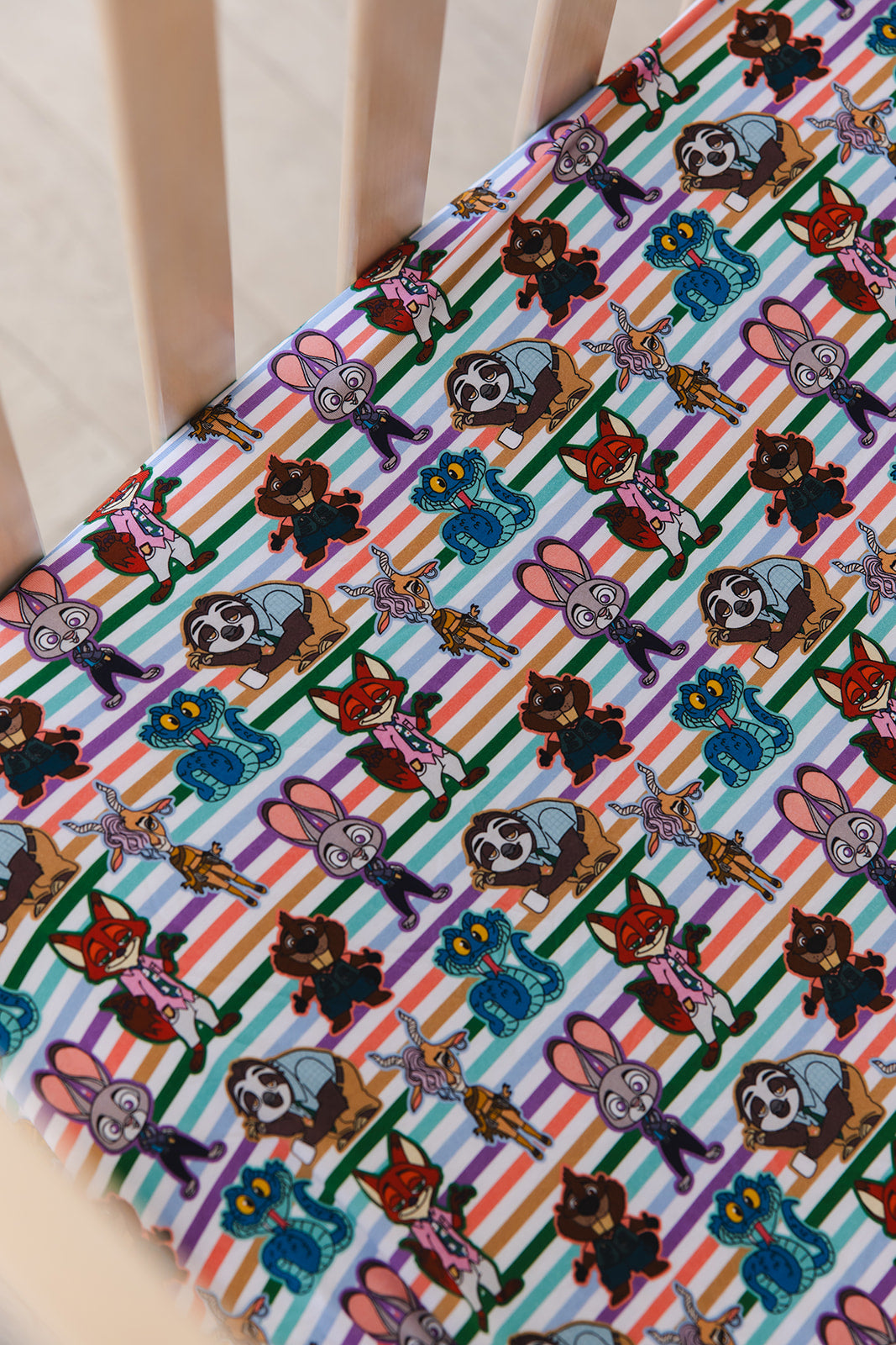 Zoo Crib Sheet