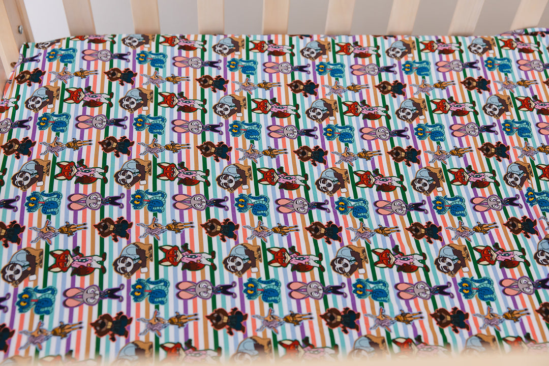 Zoo Crib Sheet
