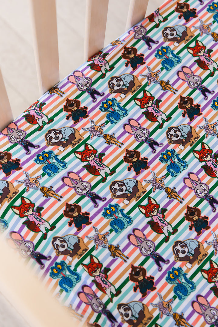 Zoo Crib Sheet