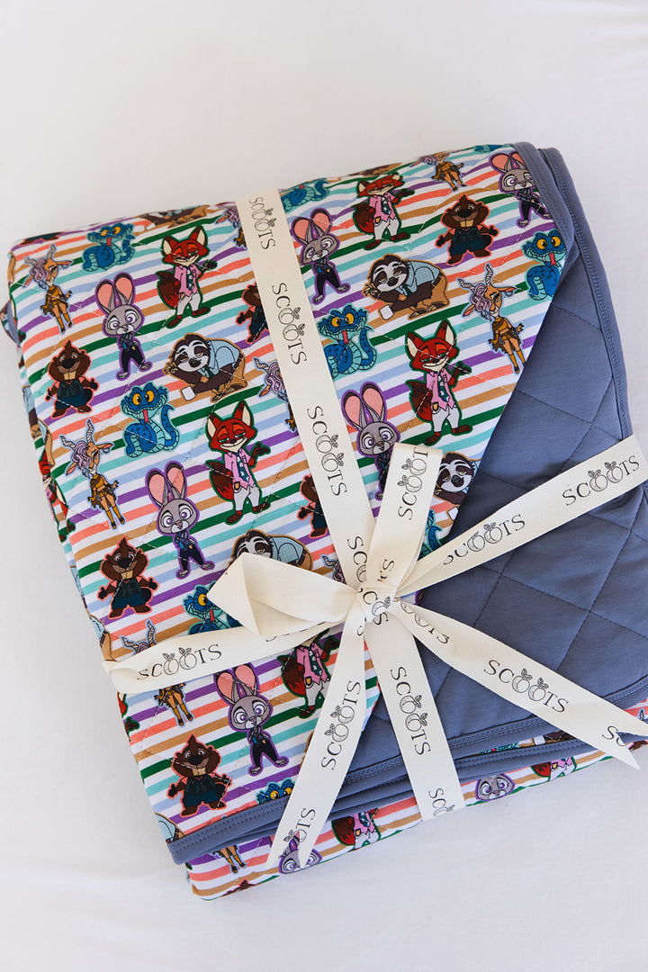 Zoo Quilted Blanket