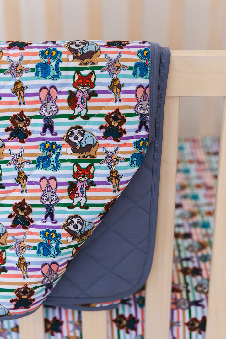 Zoo Quilted Blanket
