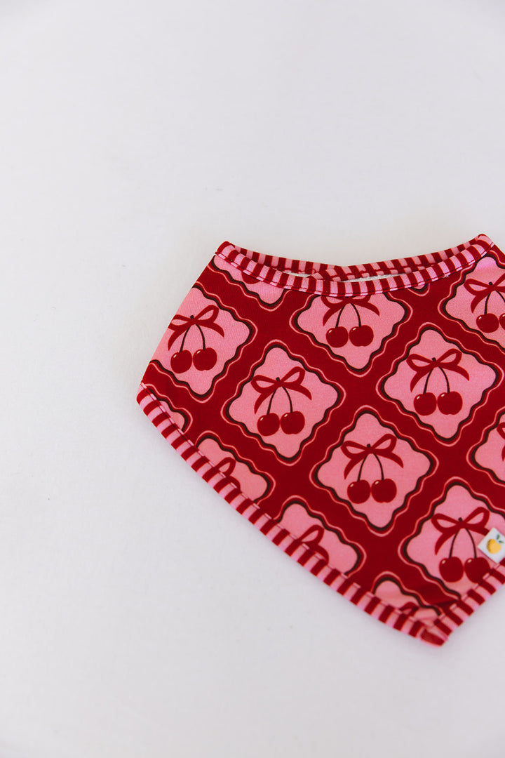 Cherry Kisses Bib