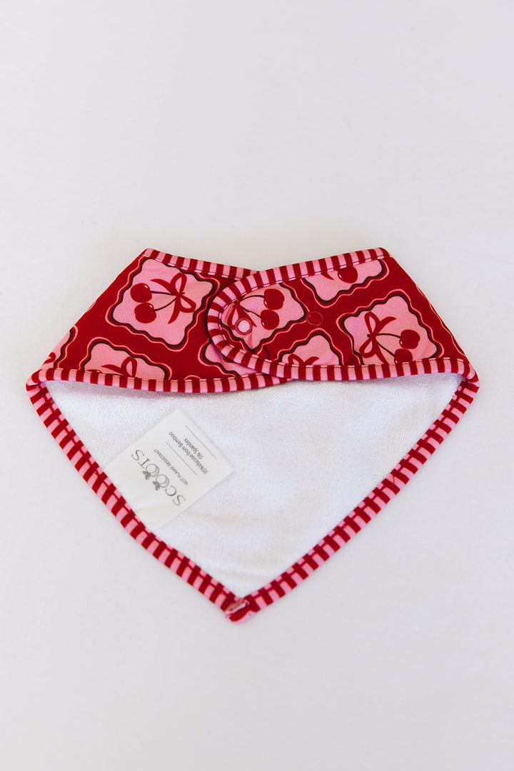 Cherry Kisses Bib